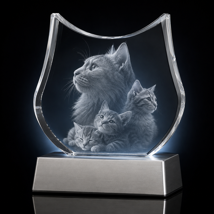 Large Cat Crystal