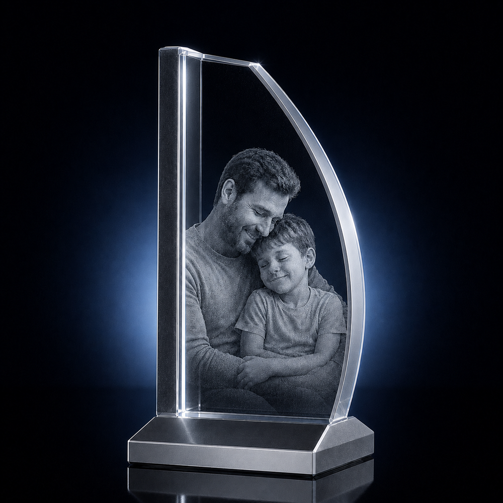 3D Crystal Desk Lamp