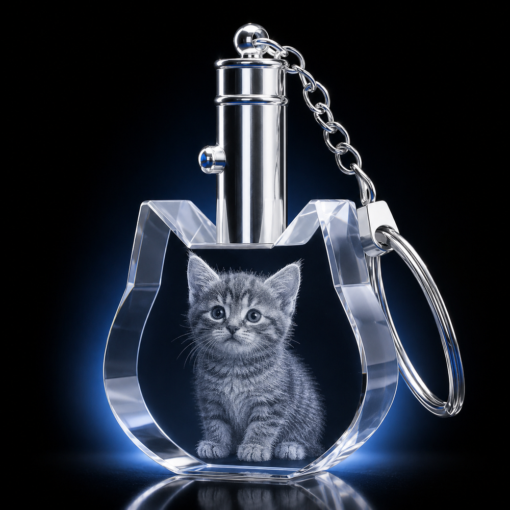 Cat Keychain Keepsake