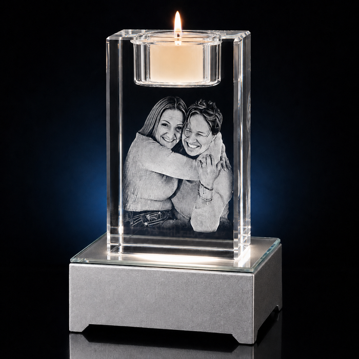 Crystal Candle Keepsake